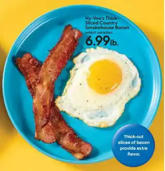Hy-Vee Hy-Vee's Thick Sliced Country Smokehouse Bacon offer