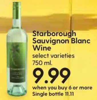 Hy-Vee Starborough Sauvignon Blanc Wine 750ml offer