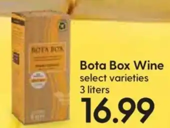 Hy-Vee Bota Box Wine 3 Liters offer