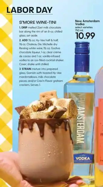 Hy-Vee New Amsterdam Vodka 750ml offer