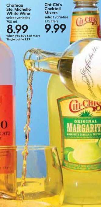 Hy-Vee Chateau Ste.Michelle White Wine offer