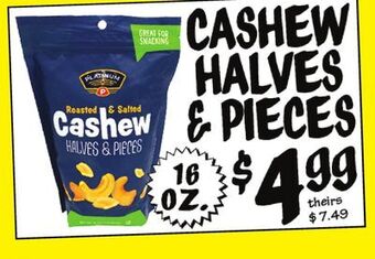 Ollie's Cashews halves & pieces offer
