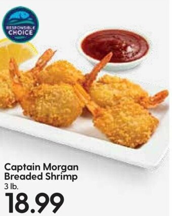 Hy-Vee Captain Morgan Breaded Shrimp offer