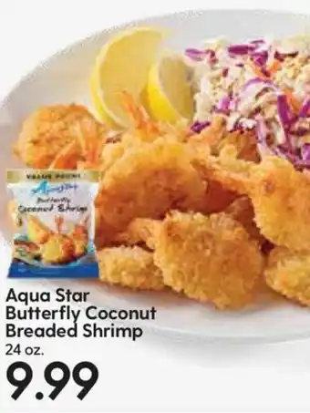 Hy-Vee Aqua Star Butterfly Coconut Breaded Shrimp 24 oz offer
