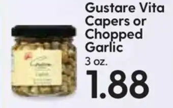 Hy-Vee Gustare Vita Capers Or Chopped Garlic 3 oz offer
