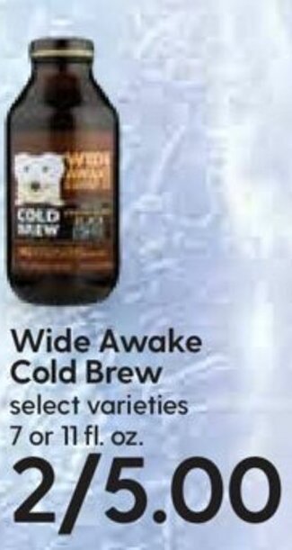 Hy-Vee Wide Awake Cold Brew offer