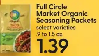 Hy-Vee Full Circle Market Organic Seasoning Packets .9-1.5 oz offer