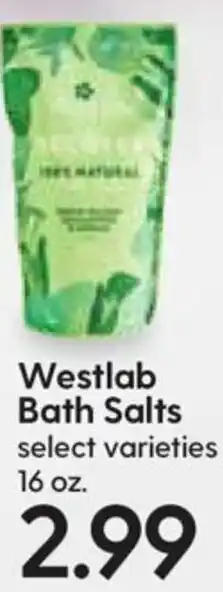 Hy-Vee Westlab Bath Salts 16 oz offer