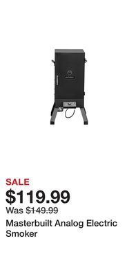 Cabela's Masterbuilt analog electric smoker offer