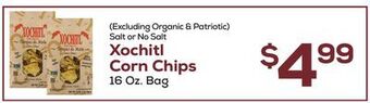 DeCicco & Sons Xochitl corn chips offer