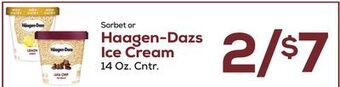 DeCicco & Sons Haagen-dazs ice cream offer