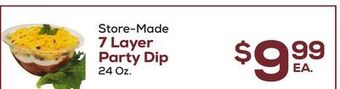 DeCicco & Sons 7 layer party dip offer
