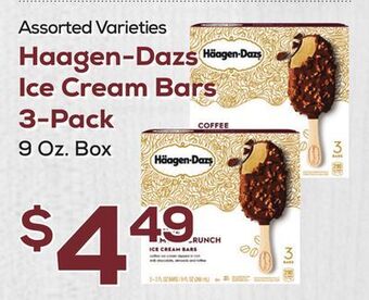 DeCicco & Sons Haagen-dazs ice cream bars 3-pack offer