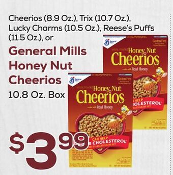 DeCicco & Sons General mills honey nut cheerios 10.8 oz. box offer