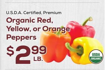 DeCicco & Sons Red, yellow, or orange peppers offer