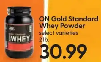 Hy-Vee ON Gold Standard Whey Powder offer