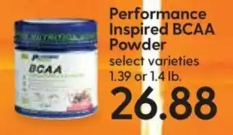 Hy-Vee Performance Inspired BCAA Powder offer