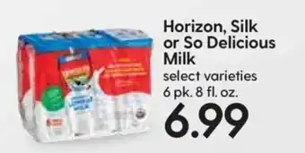 Hy-Vee Horizon, Silk Or So Delicious Milk offer