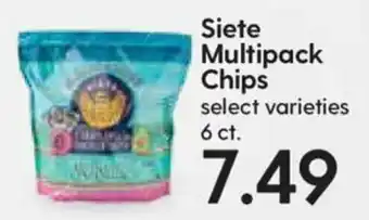 Hy-Vee Siete Multipack Chips offer