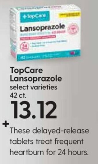 Hy-Vee TopCare Lansoprazole offer