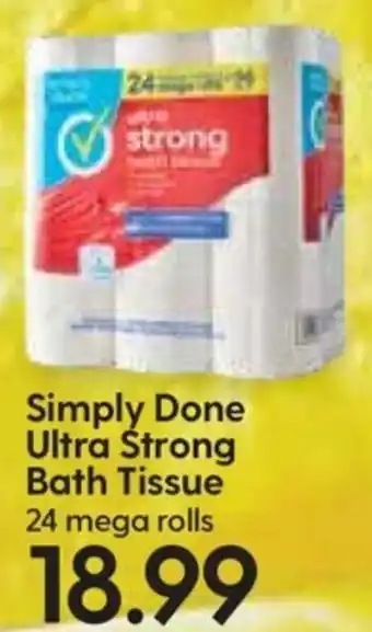 Hy-Vee Simply Done Ultra Strong Bath Tissue offer