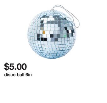 Five Below Disco ball 6in offer