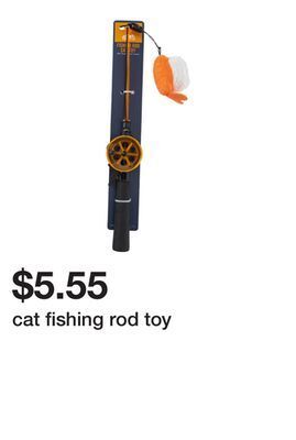 Five Below Cat fishing rod toy offer