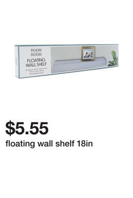 Five Below Floating wall shelf 18in offer