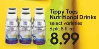 Hy-Vee Tippy Toes Nutritional Drinks offer