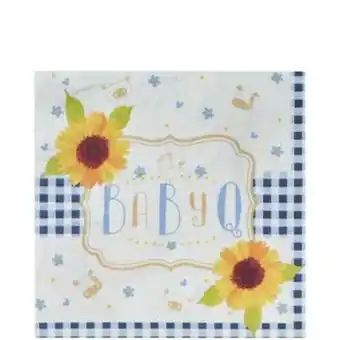 Baby q baby shower lunch napkins 16ct