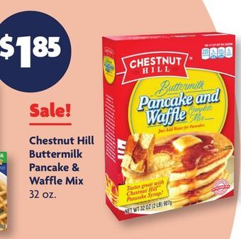 Family Dollar Chestnut hill buttermilk pancake & waffle mix offer