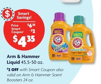 Family Dollar Arm & hammer liquid offer