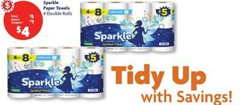 Family Dollar Sparkle paper towels offer