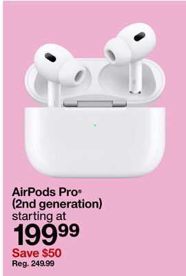 Target Airpods pro® (2nd generation) offer