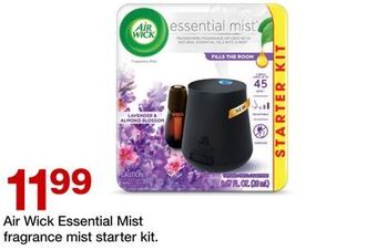 Target Air wick essential mist fragrance mist starter kit offer