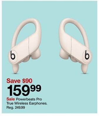 Target Powerbeats pro true wireless earphones offer