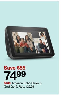 Target Amazon echo show 8 (2nd gen) offer