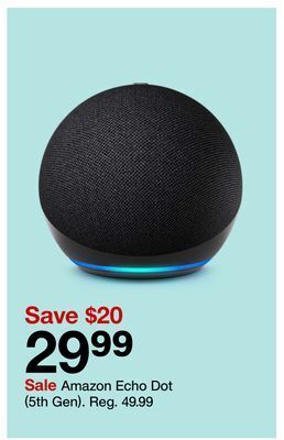 Target Amazon echo dot offer