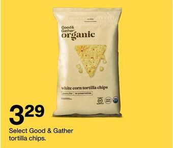 Target Select good & gather tortilla chips offer