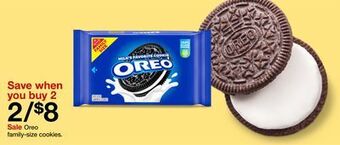 Target Oreo family-size cookies offer