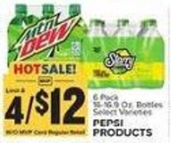 Food Lion PEPSI PRODUCTS offer