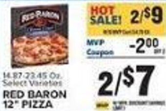 Food Lion Red Baron 12" Pizza offer