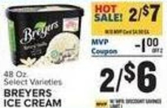 Food Lion BREYERS ICE CREAM offer