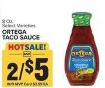 Food Lion ORTEGA TACO SAUCE offer