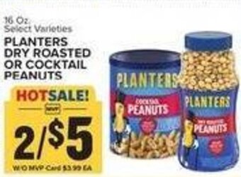 Food Lion PLANTERS DRY ROASTED OR COCKTAIL PEANUTS offer
