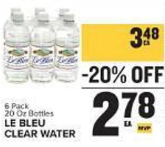 Food Lion LE BLEU CLEAR WATER offer