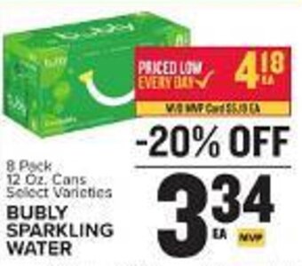 Food Lion BUBLY SPARKLING WATER offer