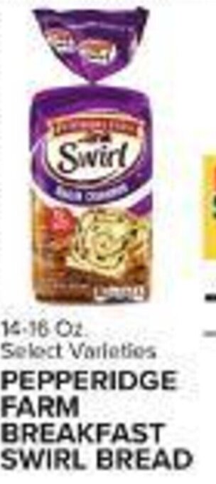 Food Lion PEPPERIDGE FARM BREAKFAST SWIRL BREAD offer