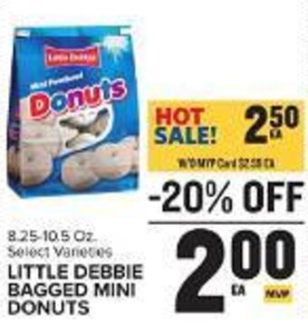Food Lion LITTLE DEBBIE BAGGED MINI DONUTS offer