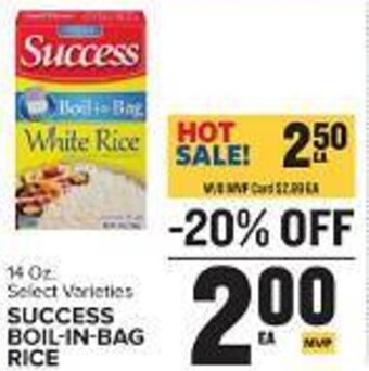 Food Lion SUCCESS BOIL-IN-BAG RICE offer